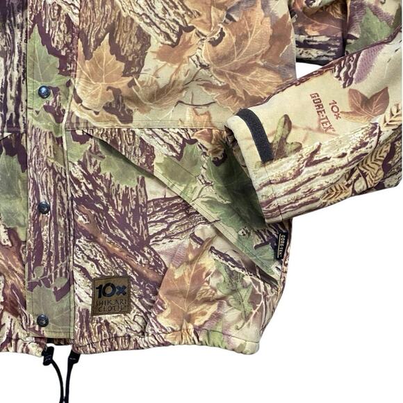 Vintage 90s RealTree Gore-Tex Timber Camo Rainwear Jacket - L - Picture 2 of 5